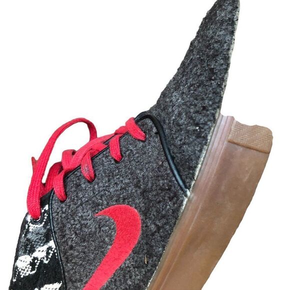 Rare 2014 Nike Sb Stefan Janoski Mid Warmth Black Red Size 11 - Picture 10 of 15